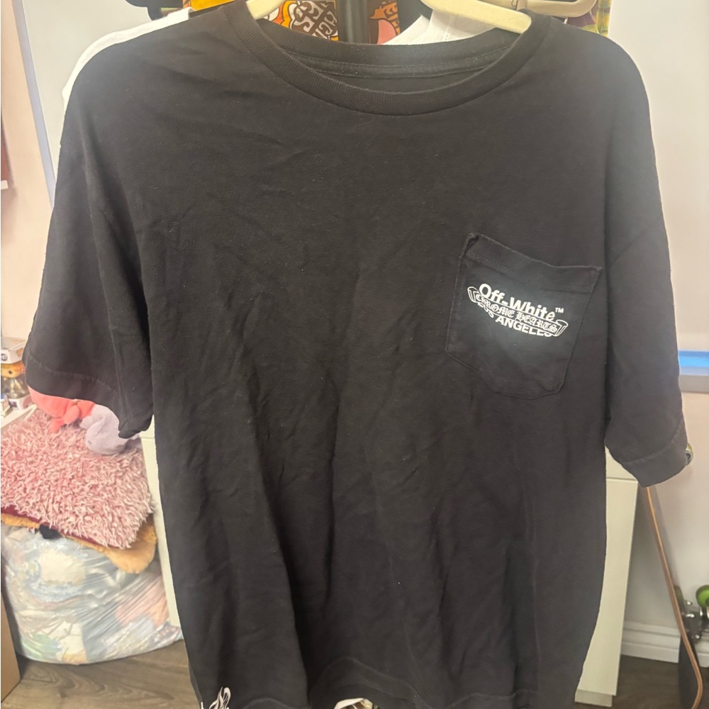 Off-White x Chrome Hearts Black LA Tee